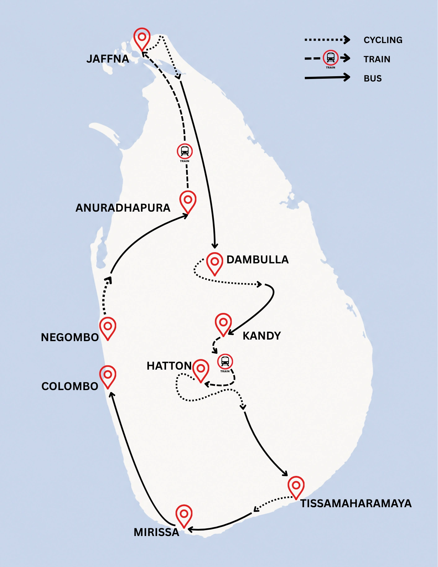 Pedal Plan Map
